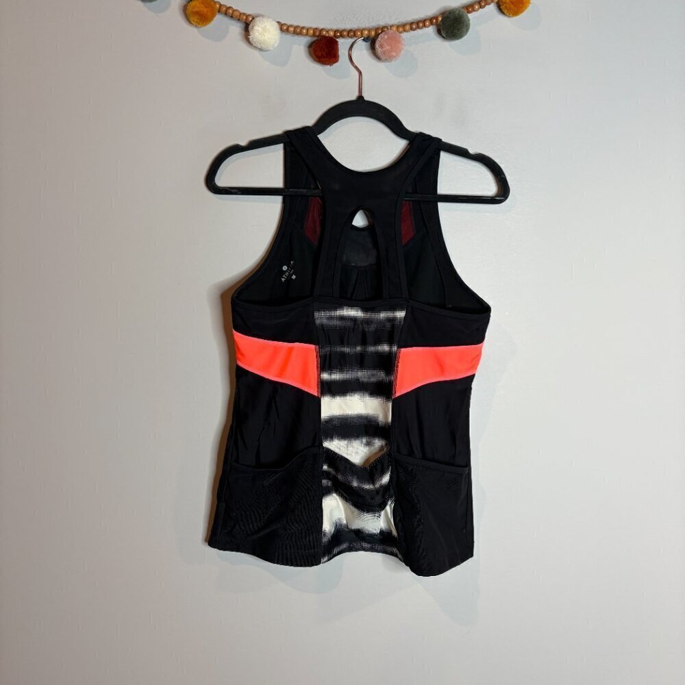 Athleta Streamline Tri Tank Top, Black Print - Picture 4 of 7